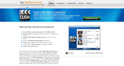 Desktop Screenshot of cudavideoconverter.com