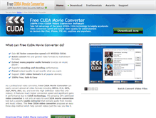 Tablet Screenshot of cudavideoconverter.com